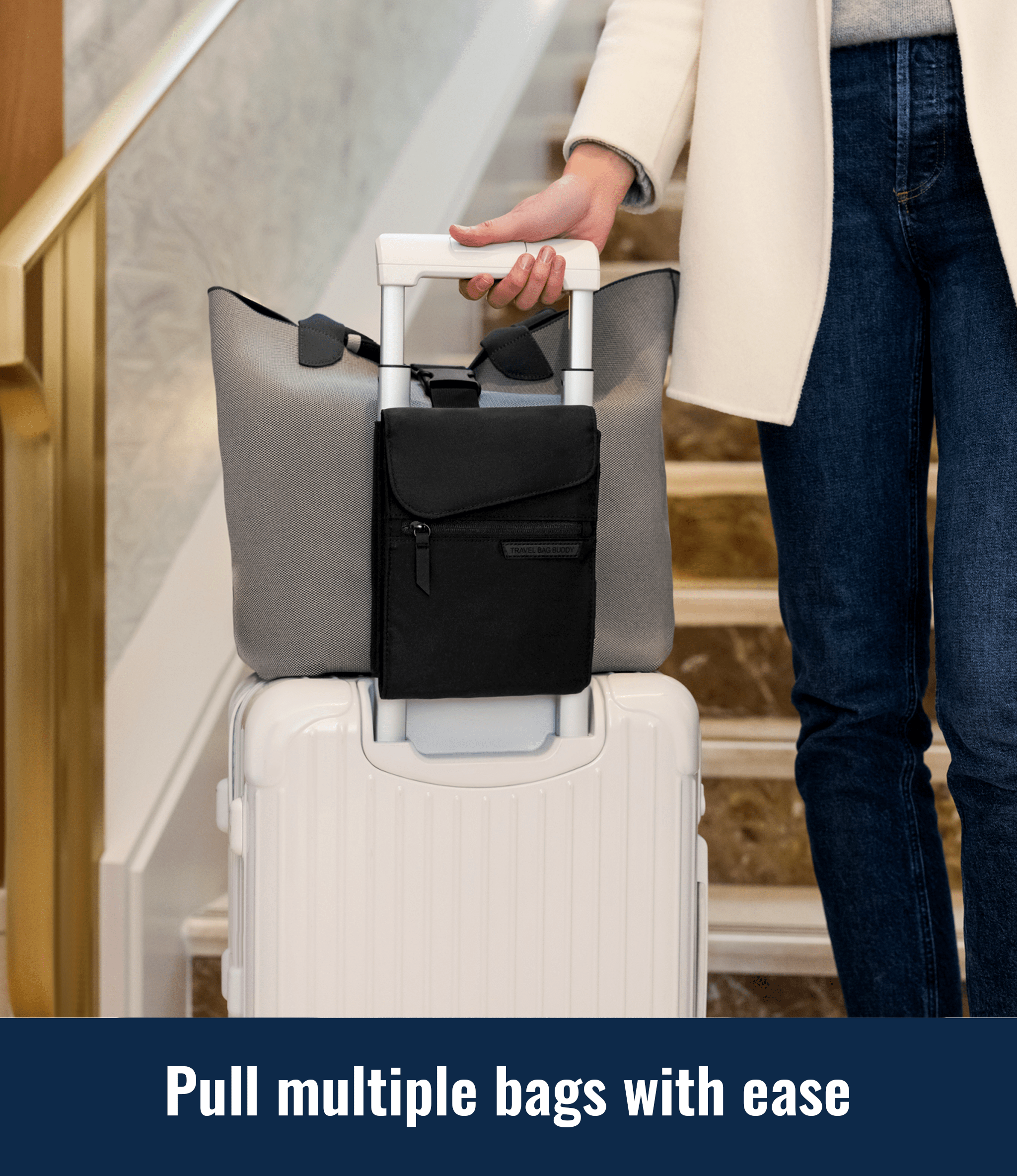 Travel Bag Buddy STANDARD HK Magnetic V Buckle Standard 1 Strap